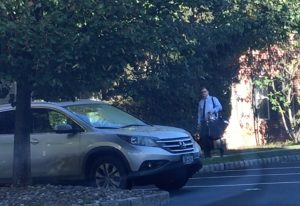 Deputy Superintendent Stephen Walker Leaving Subordinate's House, Kelly Benadi Dowd, After Spending The Night